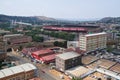 Aerial view of Emirates Airline Park Ellis Park Stadium in Johannesburg