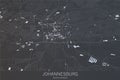 Johannesburg map, satellite view, city, South Africa