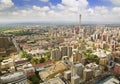 Johannesburg Skyline Areal view