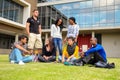 Diverse Students on College Campus