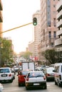 Street scenes of Braamfontein Suburb of Johannesburg CBD during afternoon rush hour Royalty Free Stock Photo