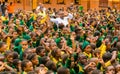 African Primary School children at morning assembly