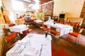 Interior of Retro Bistro Restaurant in up-market area Royalty Free Stock Photo