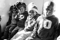 Young African Preschool kids at a kindergarten school