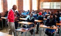 African High School Children in Classroom