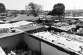 High Angle rooftop view of low income houses in Alexandra townsh Royalty Free Stock Photo