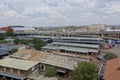 View of the Faraday street traditional medicine market in Johannesburg Royalty Free Stock Photo