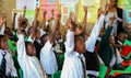 African Children in Primary School Classroom