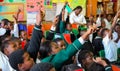 African Children in Primary School Classroom