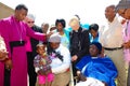 Archbishop Priest Praying for his congregation Royalty Free Stock Photo