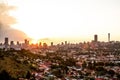 View of Johannesburg City at Sunset