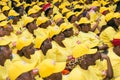 African community members inside town hall meeting