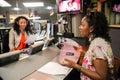 African Female Guests being interviewed on live talk radio show