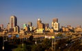 Johannesburg Central Business District buildings and roads