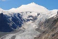 Johannisberg peak and Pasterze Glacier in Austria. Royalty Free Stock Photo