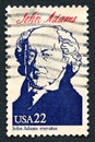 John Adams US Postage Stamp Royalty Free Stock Photo