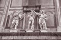 John the Baptist Sculpture by Rustici, Duomo Cathedral Baptistry, Florence Royalty Free Stock Photo