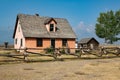 John & Bartha Moulton Homestead Mormon Row Historic District Royalty Free Stock Photo