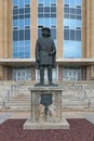 John Cabot statue at Confederation Building Royalty Free Stock Photo