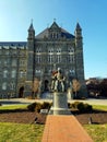 John Carroll Statue on Georgetown University Campus