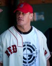 John Cena at Fenway Park. Royalty Free Stock Photo