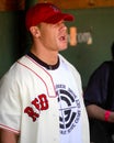 John Cena at Fenway Park. Royalty Free Stock Photo