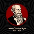 John Charles Ryle 1816 - 1900 was an English evangelical Anglican bishop. He was the first Anglican bishop of Liverpool