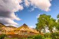 John Day Fossil Beds Sheep Rock Unit Landscape Royalty Free Stock Photo