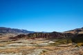 Painted Hill with Blue Sky Royalty Free Stock Photo