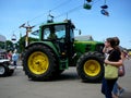 John Deer Tractor at Iowa State Fair Grounds Royalty Free Stock Photo