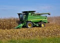 John Deere 9550 Combine. Royalty Free Stock Photo