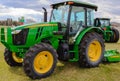 John Deere 5100E Farm Tractor Royalty Free Stock Photo