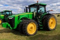 John Deere 8370R Farm Tractor Royalty Free Stock Photo