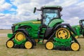 John Deere 8RX 370 Four Track Farm Tractor Royalty Free Stock Photo