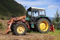 John Deere tractor with headstock