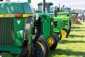 John Deere tractors Royalty Free Stock Photo