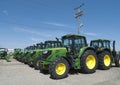 John Deere Tractors Royalty Free Stock Photo