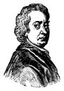 John Dryden, vintage illustration