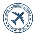 John F Kennedy Airport New York logo.