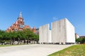 John F. Kennedy Memorial Plaza for JFK and Courthouse in Dallas, United States Royalty Free Stock Photo