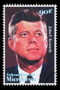 John F. Kennedy Postage Stamp Royalty Free Stock Photo