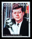 John F. Kennedy Postage Stamp Royalty Free Stock Photo