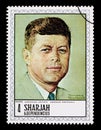 John F. Kennedy Postage Stamp Royalty Free Stock Photo