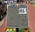 John Fitzgerald Kennedy Memorial Marker Royalty Free Stock Photo