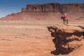 John Ford Point and Sentinel Mesa Monument Valley Arizona Royalty Free Stock Photo