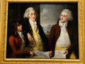 John Francis Rigaud portrait of the Money Brothers exhibited at the Queen`s House in Greenwich London