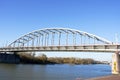 John Frost bridge on the river Rhine