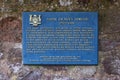 John Graves Simcoe Plaque in Exeter Royalty Free Stock Photo