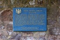 John Graves Simcoe Plaque in Exeter Royalty Free Stock Photo