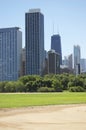 John Hancock Building on the Chicago Skyline Royalty Free Stock Photo